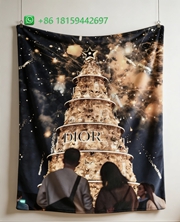 Dior Throw Blankets
